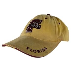 DNLA Sport Florida Seminoles Baseball Hat Adjustable Khaki Tan Cap FSU College